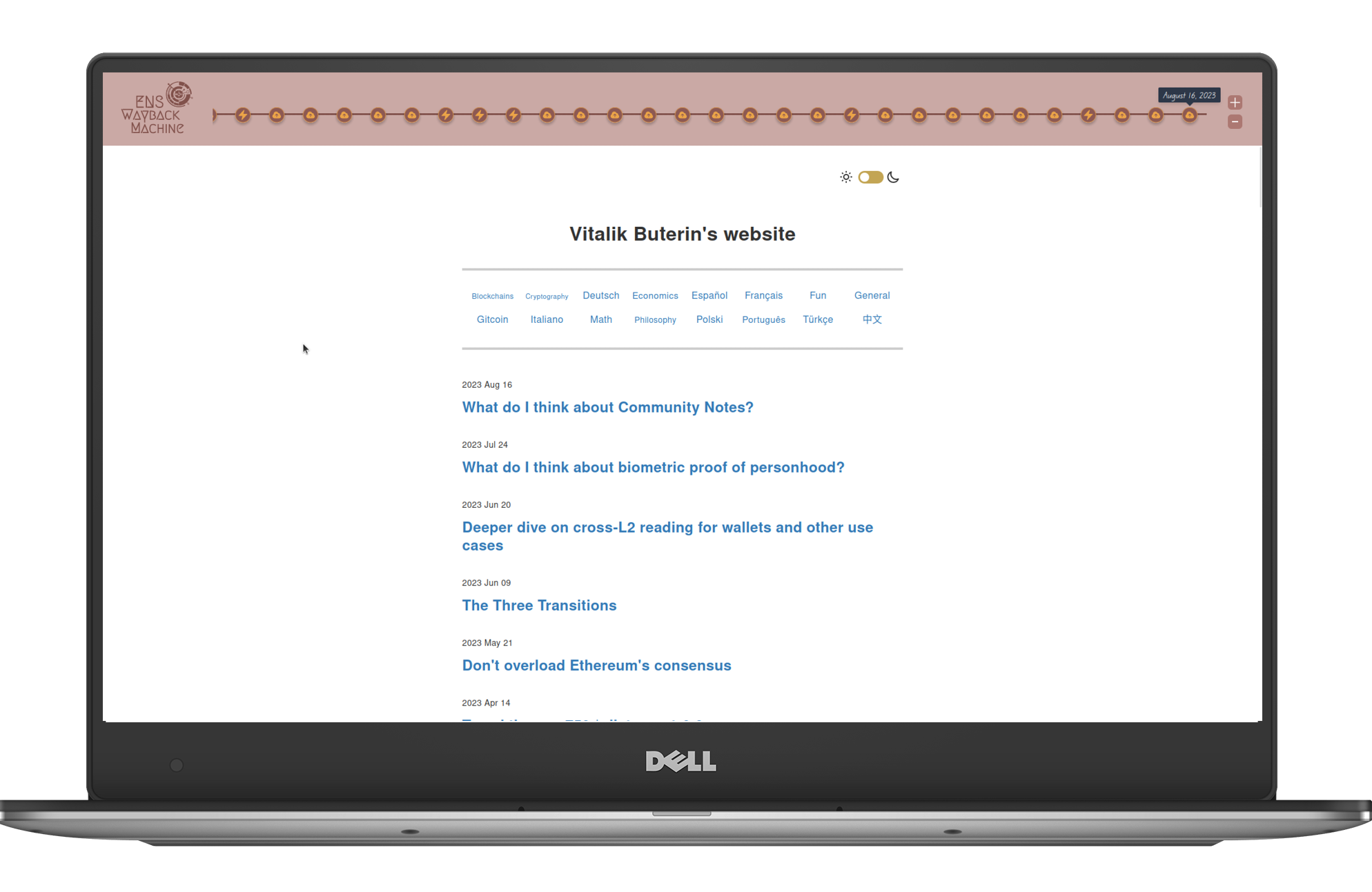 ENS Wayback Machine | Giveth